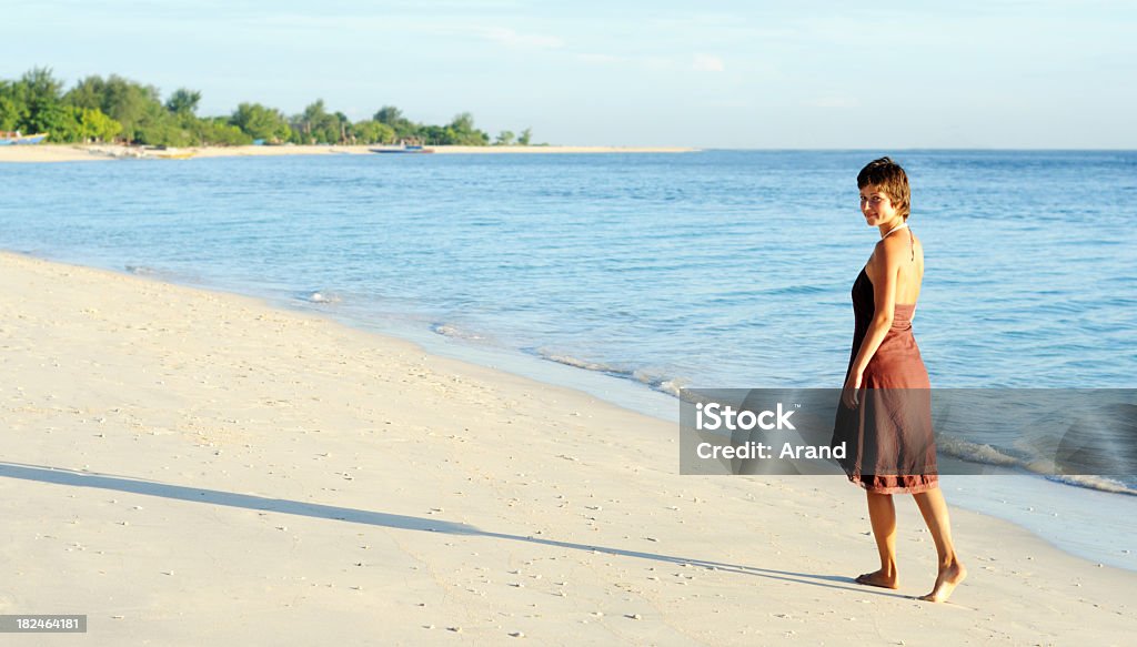Manhã em uma Praia - Royalty-free Adolescente Foto de stock