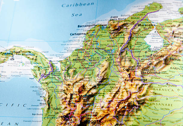 istock map of northern colombia 182464442