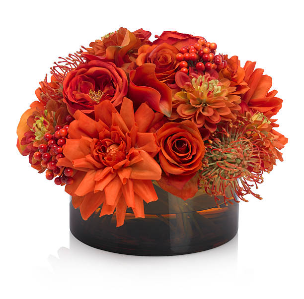 istock Vivid Autumn Bouquet on white background 182464644
