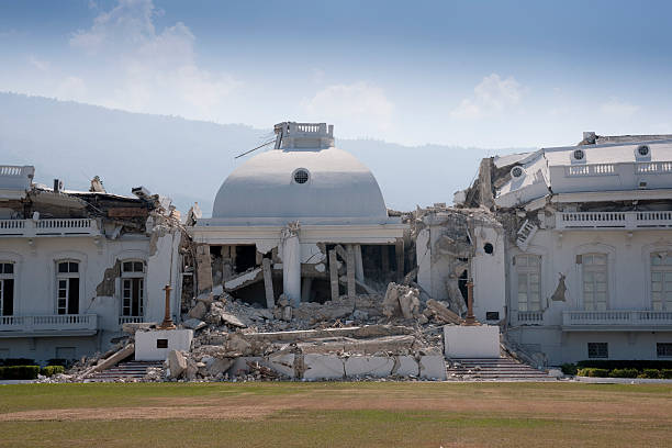 istock Haitian president palace after the earthquake 182464767