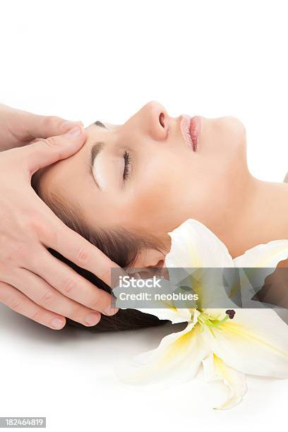 Facial Massage Stock Photo - Download Image Now - 20-24 Years, Adult, Adults Only