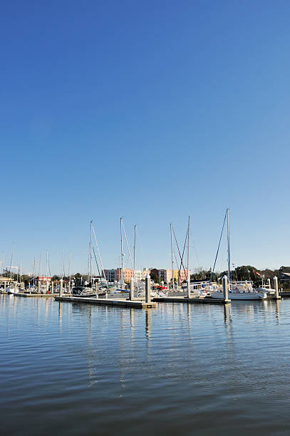 istock Amelia Island Harbor Waterfront and Boats in Florida 182465028