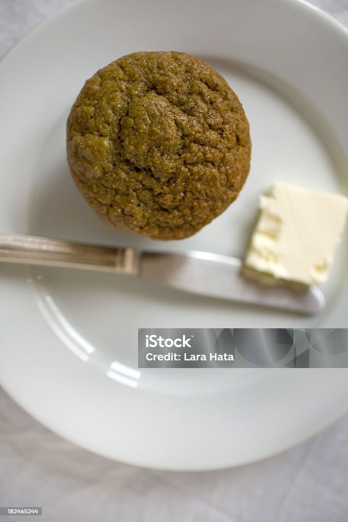 Pumpkin Vollkorn-muffin - Lizenzfrei Muffin - Kuchen und Süßwaren Stock-Foto