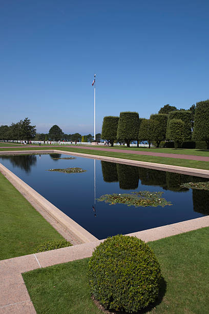 istock Normandy American War Cemetery and Memorial at Omaha Beach 182465703