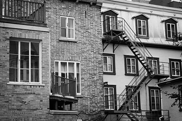 istock Back yard of an old building 182466113