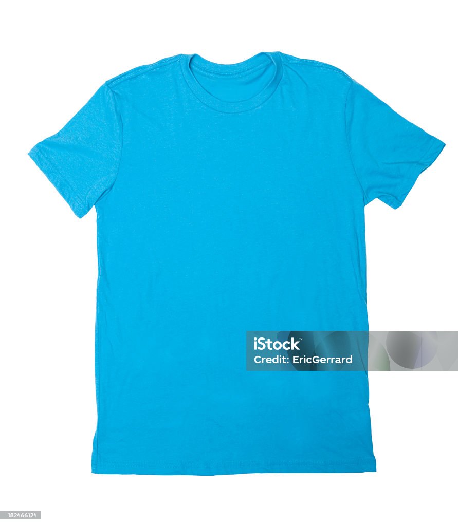 Blanco camiseta azul - Foto de stock de Anticuado libre de derechos