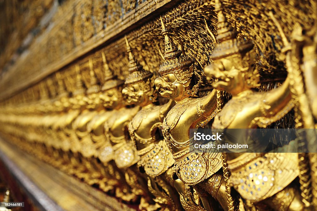 Golden da garuda em Wat phra kaew - Royalty-free Abstrato Foto de stock