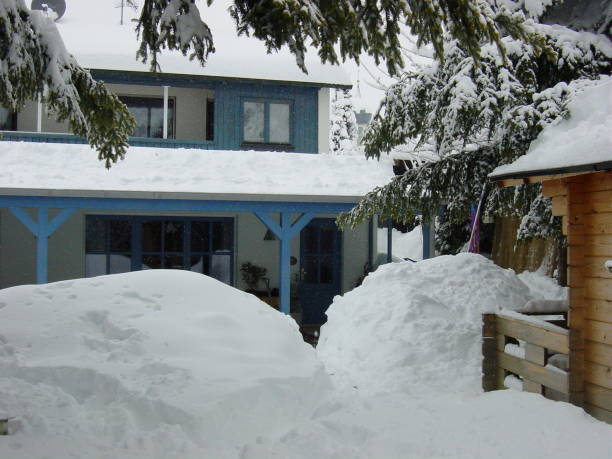 After a snow strom. Bavaria, Germany.