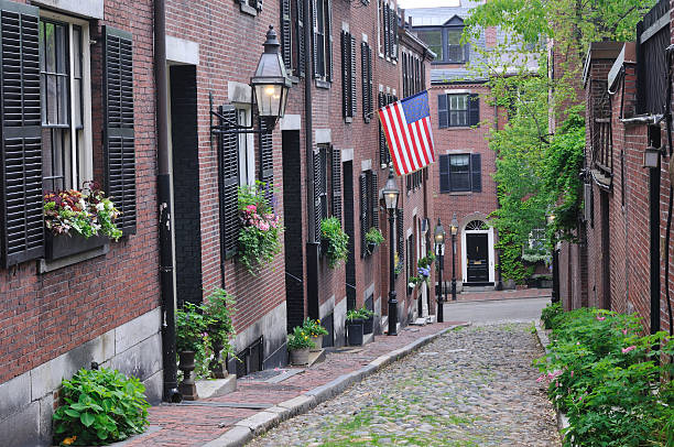 istock Acorn Street in Boston 182466323