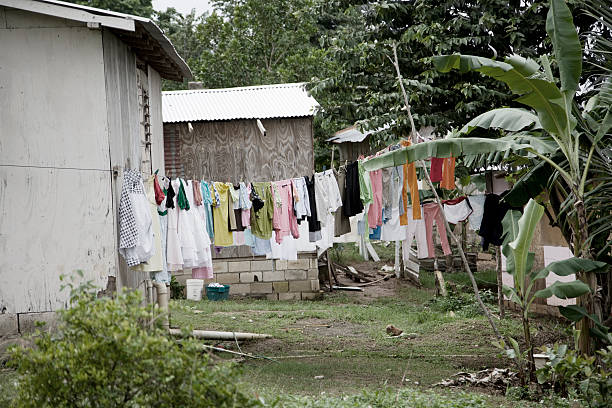 istock Close line in a small Jamaican Village 182466612