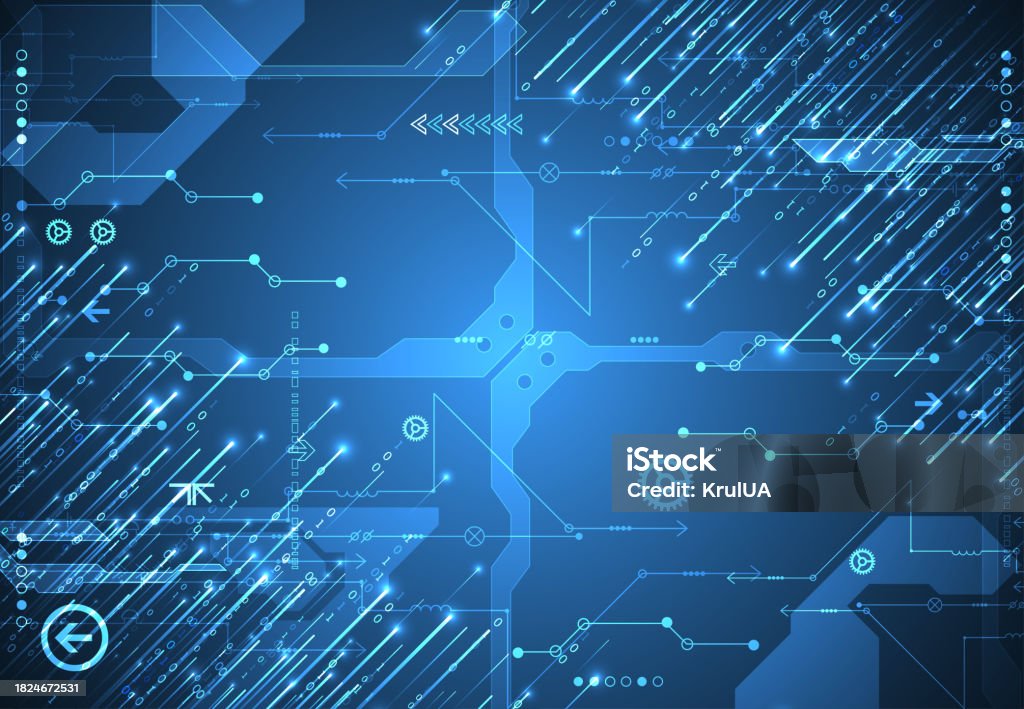 Data Gradient Abstract Data Gradient Color Background Hand Drawn Digital Technology ...