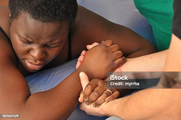 Baby Daywater Birth Pregnant Black Woman Stock Photo - Download Image Now - Childbirth, Water Birth, New Life