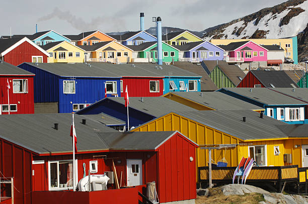istock Greenland houses 182467472