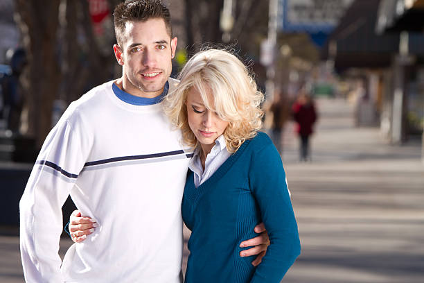 istock Young  Couple on the Street 182467901