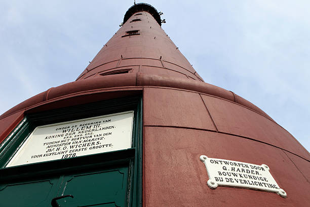 istock IJmuiden lighthouse against a blue sky 182467950