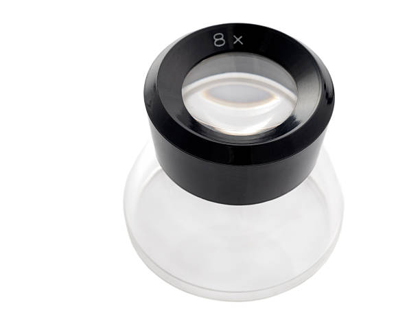 ampliador lupa - loupe lightbox magnifying glass photography - fotografias e filmes do acervo