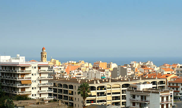 istock View on a small Spain town Calella 182468476
