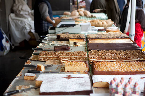 istock Pastries and Sweets at a Madrid Bakery Street Stand 182468483