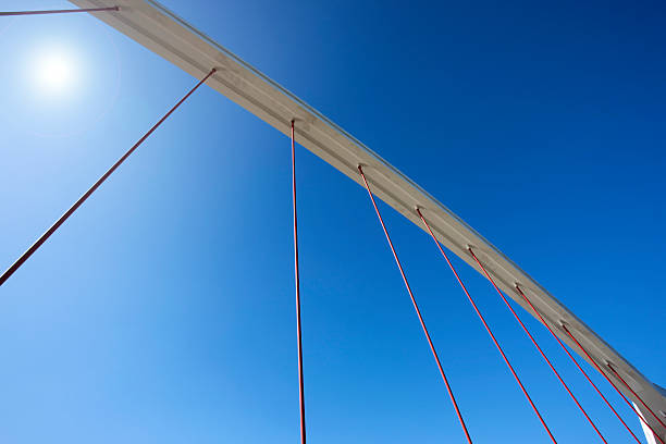 istock Abstract detail of a Suspension Bridge 182468608