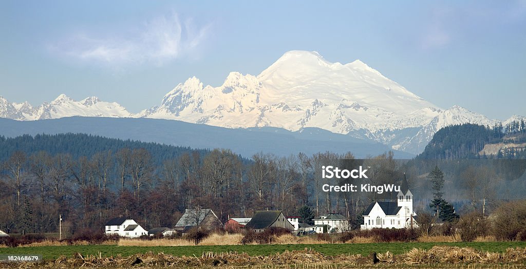 Berg Mount Baker - Lizenzfrei Bezirk Skagit Stock-Foto