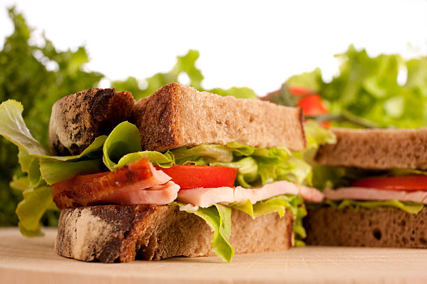 istock Freshly made healthy sandwich. 182469207