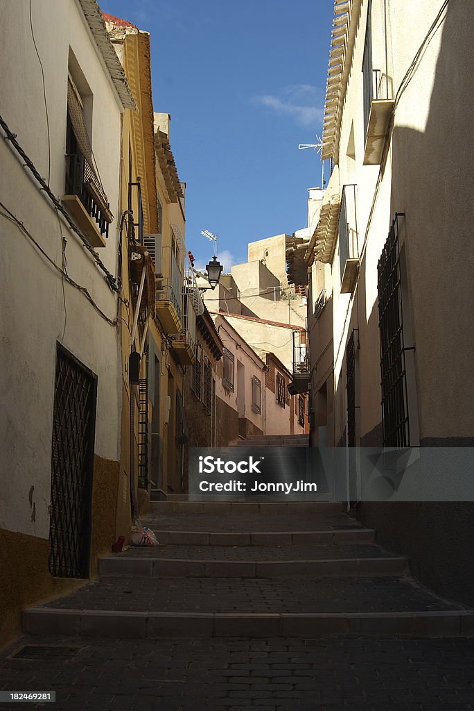 Street in the old quarter of Spanish city Lorca Not built for cars City Stock Photo