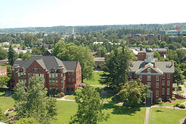 Universidade do Willamette - fotografia de stock