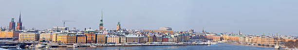 istock Stockholm Sweden. Panorama a sunny winter day. 182469404