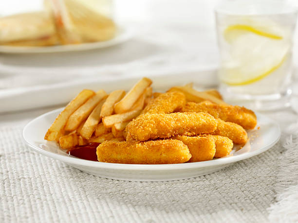 istock Fish Sticks with French Fries 182469435