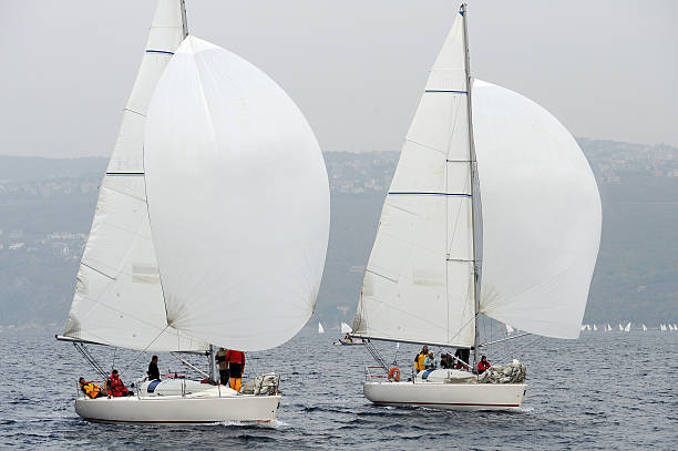 istock Sailboats compeeting during regatta 182469888