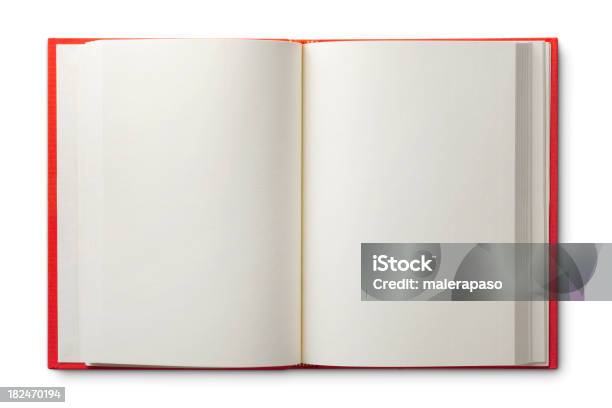 Um Livro - Fotografias de stock e mais imagens de Livro - Livro, Aberto, Vazio