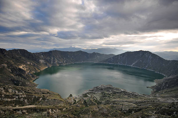 Laguna Quilotoa - foto de acervo