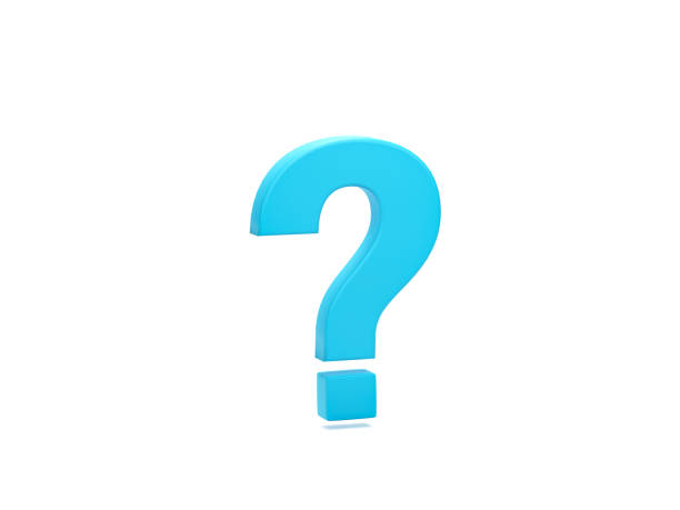 istock 3D rendering, 3D illustration. Question mark icon isolated on white. Business support. FAQ and QA concept. 1824714018
