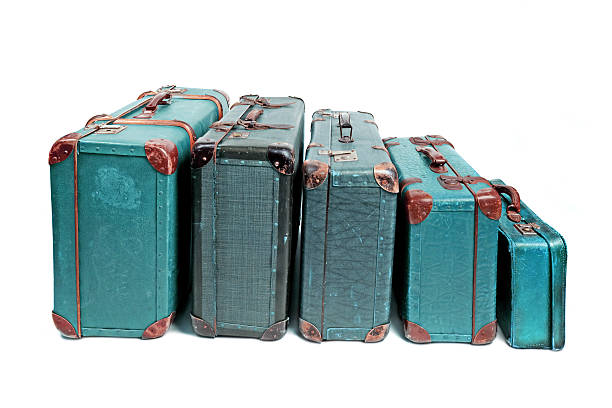 istock Set Of Vintage Suitcases 182472502
