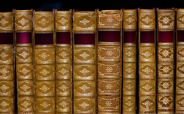 istock Ornate Books In A Row 182472708