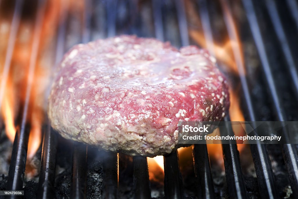 Hamburger BBQ - Zbiór zdjęć royalty-free (Barbecue)