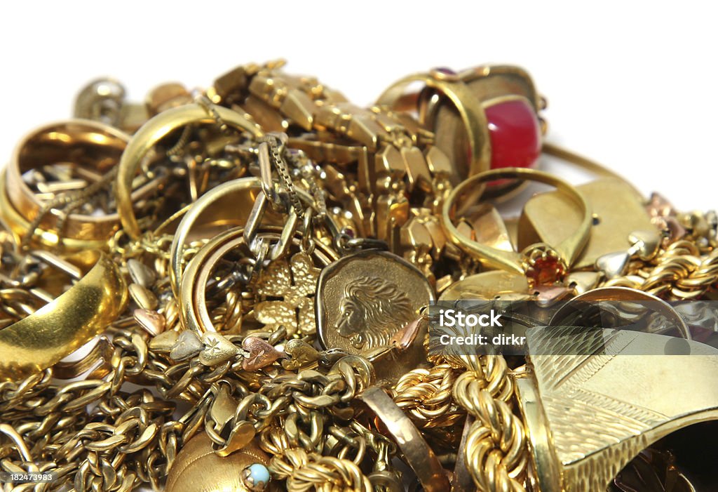 Resíduos de Ouro - Royalty-free Antigo Foto de stock