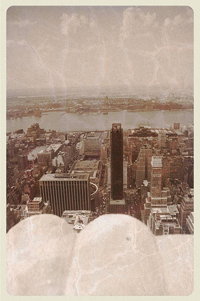 istock View From Empire State Building - Vintage Postcard 182474013