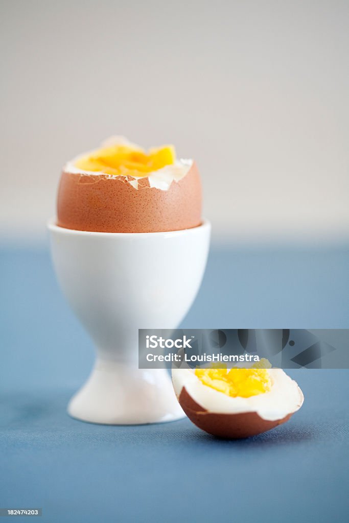 Hart gekochten Eiern - Lizenzfrei Gekochtes Ei Stock-Foto