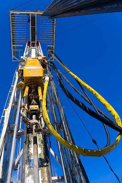 istock Driiling Rig with Top Drive System in sunny weather 182474776