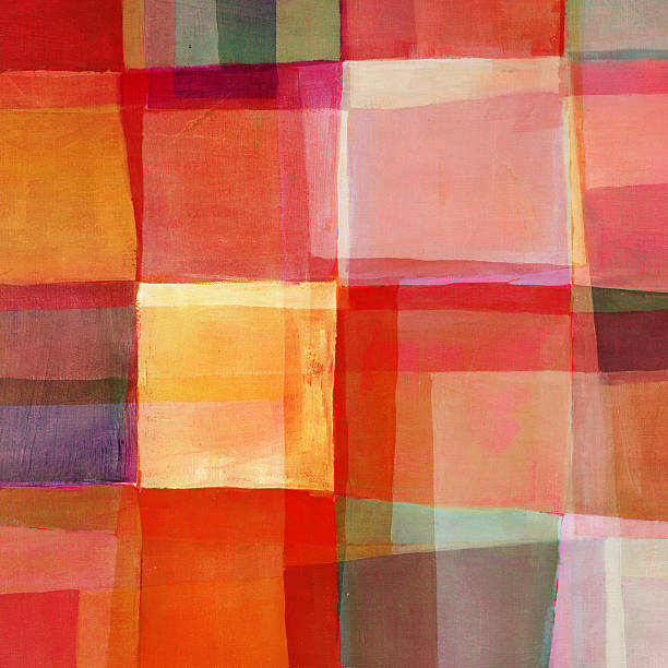 istock Red Abstract Oil Painting 182475375
