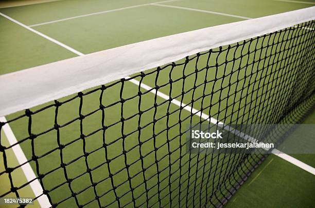 Rete Da Tennis Ampia - Fotografie stock e altre immagini di Ambientazione interna - Ambientazione interna, Attività, Attività ricreativa