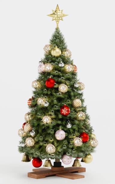 istock Realistic 3D Render of Christmas Tree 1824759288