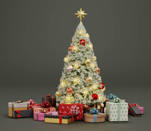 istock Realistic 3D Render of Christmas Tree 1824759823