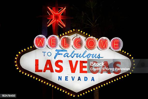Bemvindo Ao Las Vegas - Fotografias de stock e mais imagens de Ao Ar Livre - Ao Ar Livre, Bem-Vindo, Cultura Americana