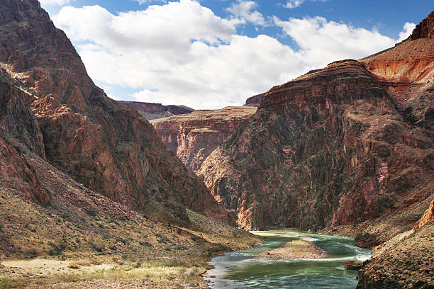 Colorado River in Grand Canyon stock photo