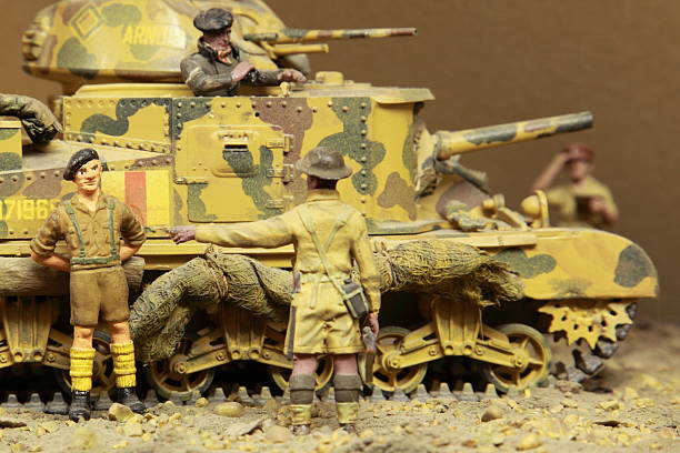 istock WW II desert 8th army Grant tank model 182476613