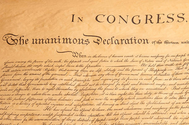 istock US Declaration of Independence 182476634