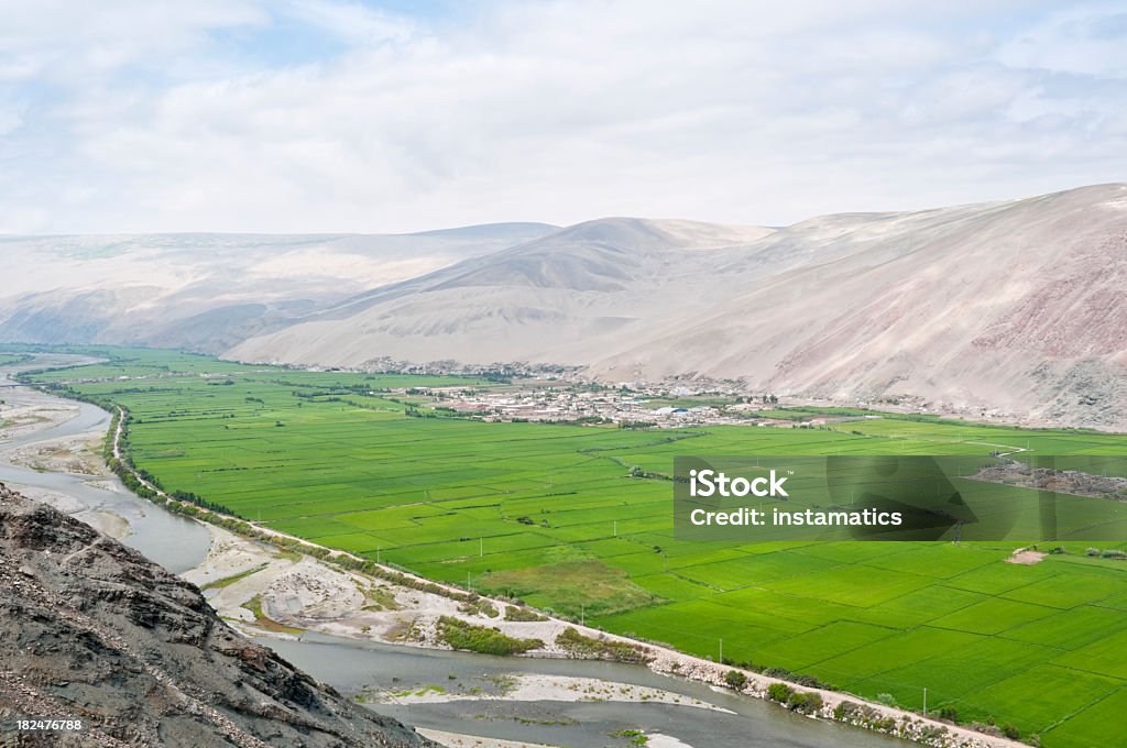 Ocon ̃ einem Tal in Peru - Lizenzfrei Anden Stock-Foto