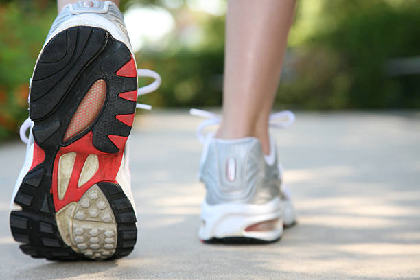 istock Closeup of Running Shoes in Use 182476932